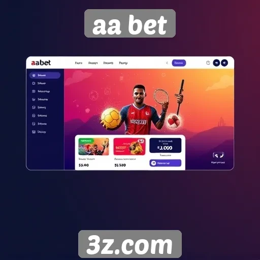 Interface e usabilidade do site aa bet
